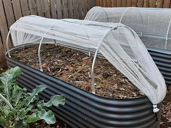 Raised garden bed covers and frames to protect your veggies all year ...